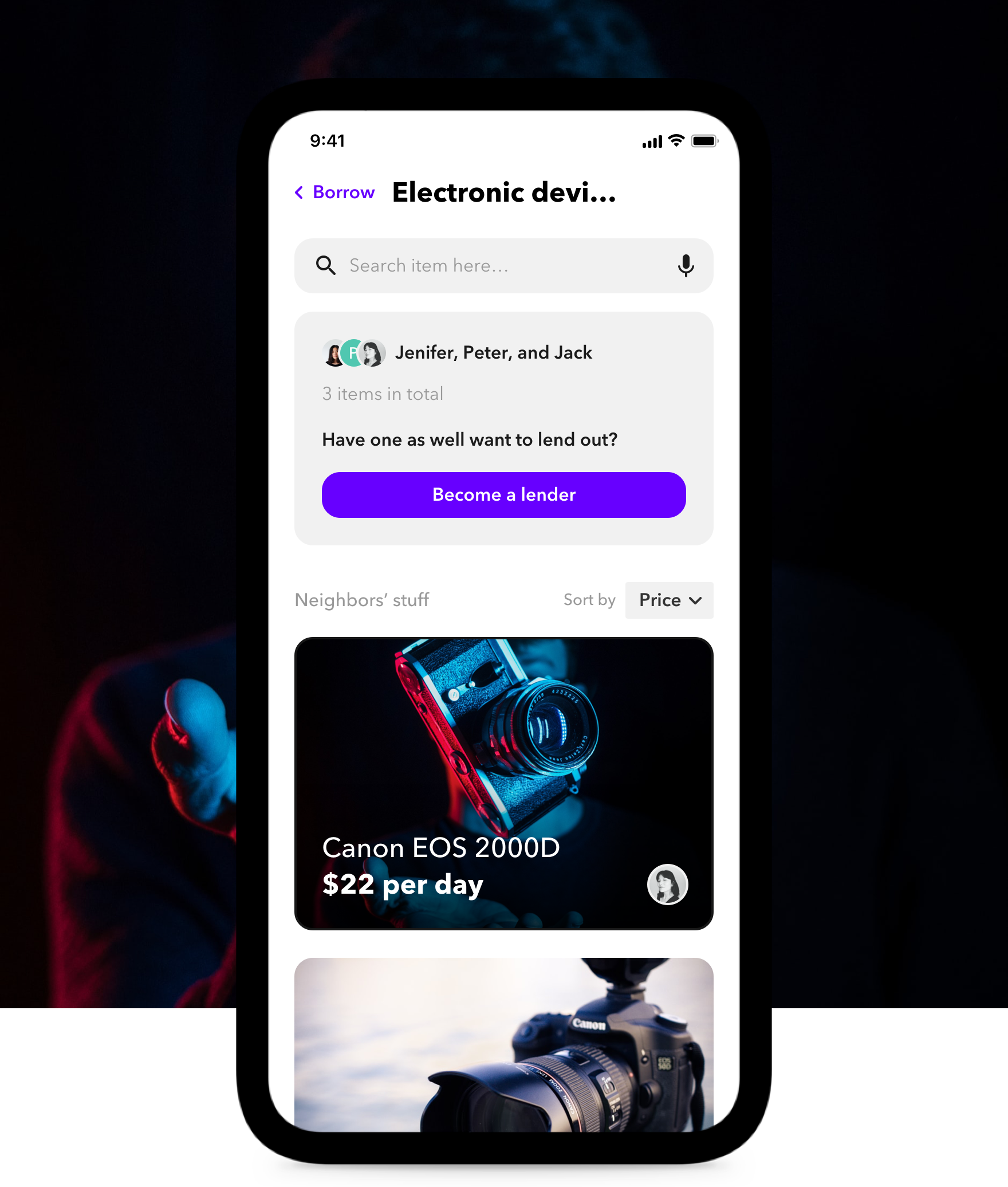 Neighbors Mobile App preview