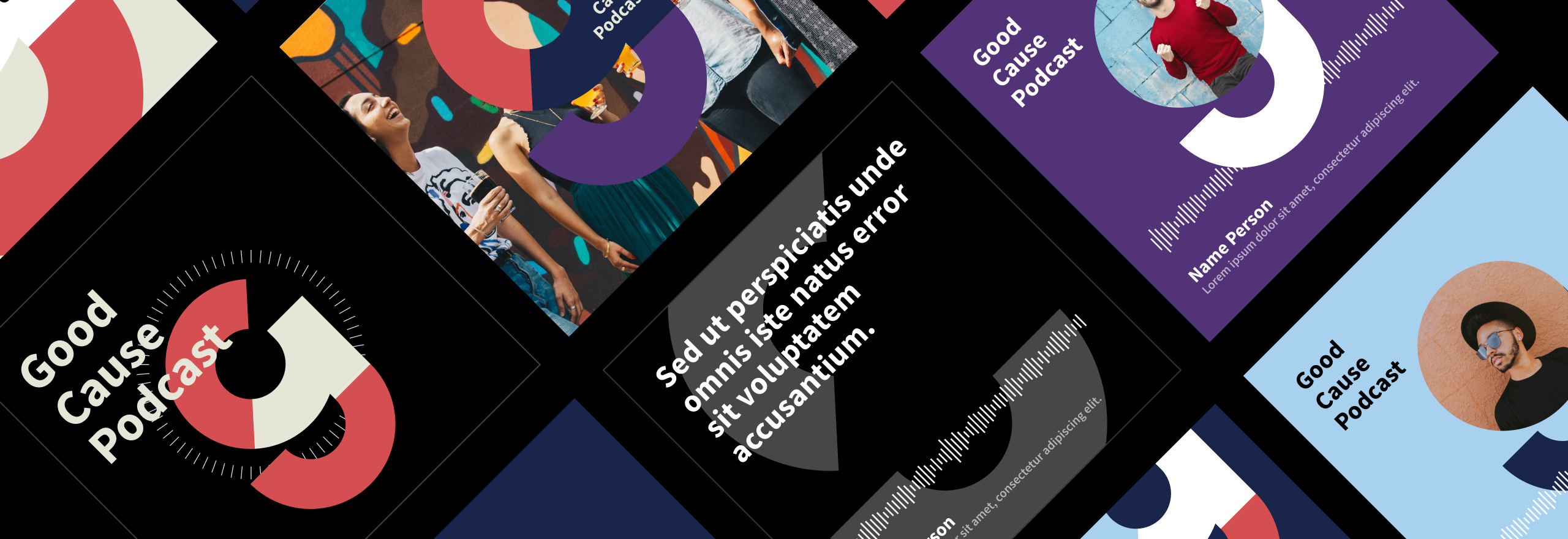 Fast Podcasts Brand Design project preview